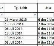 Cara Menghitung Usia Dengan Rumus Excel