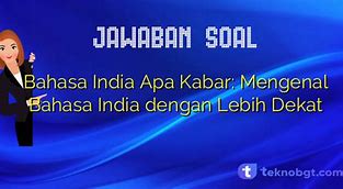 Di India Pakai Bahasa Apa