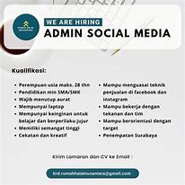 Lowongan Menjadi Admin Sosial Media