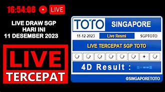 Pengeluaran Sgp Hari Ini Live Tercepat 2023